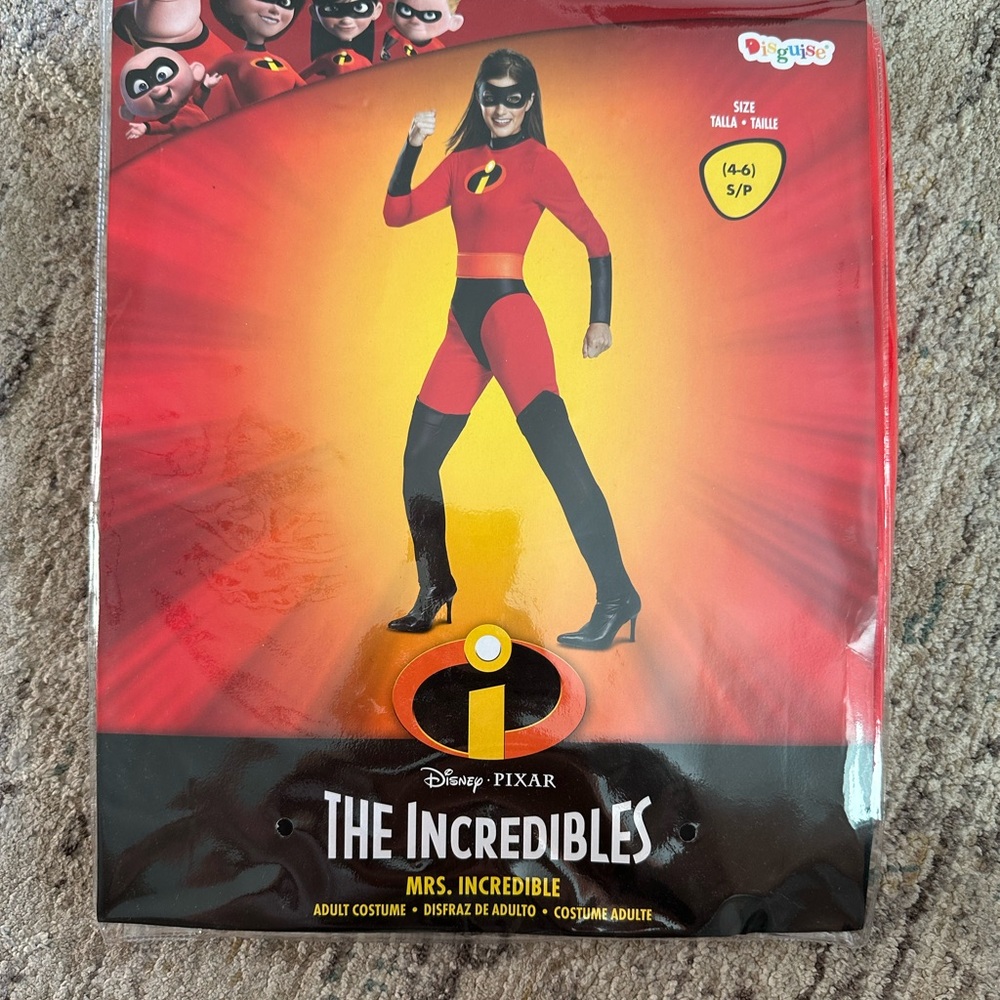 Disguise The Incredibles Mrs. Incredible Costume - Red and Black (Small)